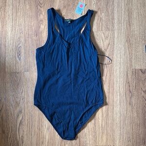 Navy Blue Body Suit
